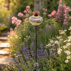 Vintage Decorative Garden Stake | Ornament For Flower Beds & Patio Borders
