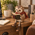 🦉 Cute Reading Owl Decor | Bookshelf & Mantel Accent