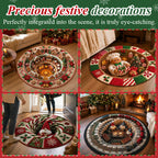 🎄 Festive 3D Christmas Rug | Holiday Decor Rug for Living Room & Home