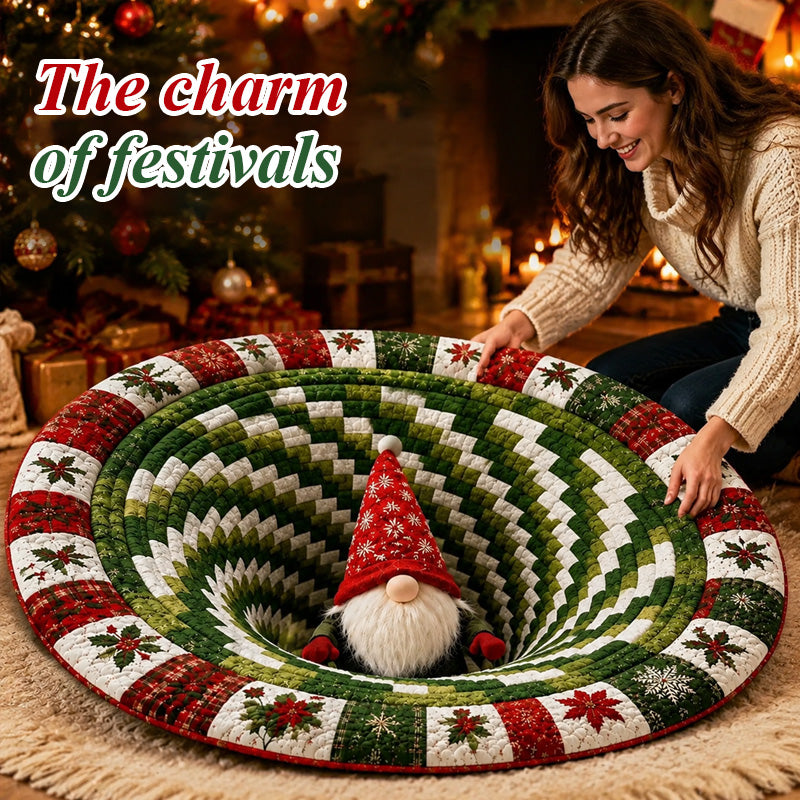 🎄 Festive 3D Christmas Rug | Holiday Decor Rug for Living Room & Home