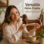 Rustic Dachshund Statue – Charming Accent for Farmhouse & Cottage Homes