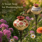 Vintage Decorative Garden Stake | Ornament For Flower Beds & Patio Borders