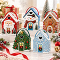 Christmas Cottage Handle Gift Box – 3D Festive Candy & Cookie Gift Packaging Box