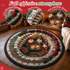 🎄 Festive 3D Christmas Rug | Holiday Decor Rug for Living Room & Home