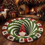 🎄 Festive 3D Christmas Rug | Holiday Decor Rug for Living Room & Home